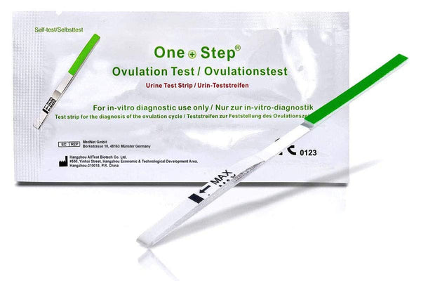 50 One+Step ovulācijas testi ar optimālu jutību 20 miu/ml - Auglības tests sievietēm - Ovulācijas testi ovulācijas noteikšanai