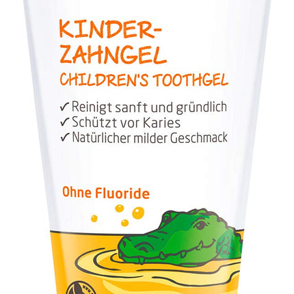 WELEDA organiskā bērnu zobu pasta – vegāna dabīgā kosmētiskā zobu pasta bez fluorīda piena zobu un smaganu kopšanai mazuļiem un zīdaiņiem. Zobu pasta bez fluorīda kariesa novēršanai (1x 50ml)