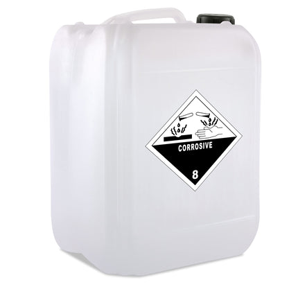 Höfer Chemie 10 l etiķskābe 60% - optimāls tīrīšanas un atkaļķotāja līdzeklis - augstākā kvalitāte, ražots Vācijā - svaigi iepildīts ērtā kannā