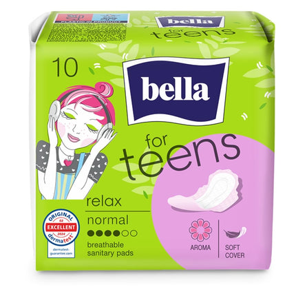 bella pusaudžiem paredzētā kastīte pirmajām menstruācijām ar ikdienas ieliktnīšiem (3 x 20 gab.) un Ultra higiēniskajām paketēm (3 x 10 gab.)