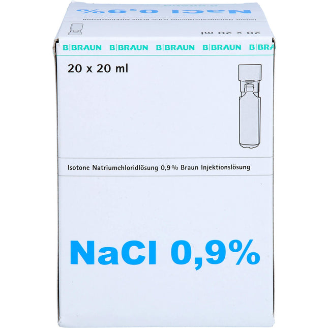 B Braun fizioloģiskais šķīdums 0,9% Miniplasco connect 20x20 ml