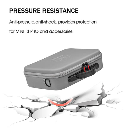 xocome DJI Mini 3 PRO rokassomas un plecu somas organizators DJI Mini 3 Pro dronu aksesuāriem - pārnēsājama cieta rokassoma (DJI RC ar ekrāna tālvadības pulti)