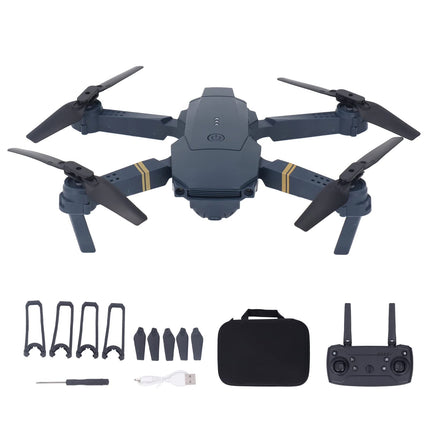 Drons ar kameru, salokāms 1080P HD FPV drons, augstuma noturēšana, pacelšanās ar vienu taustiņu, tālvadības kvadrokopters, WiFi drons zēniem un meitenēm