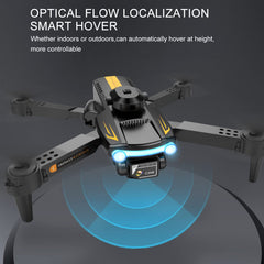Goolsky LSRC XT2 drons, drons ar 4k kameru, WiFi optiskās plūsmas pozicionēšana, 2,4 GHz šķēršļu noteikšana, kvadrokoptera drons iesācējiem, melns