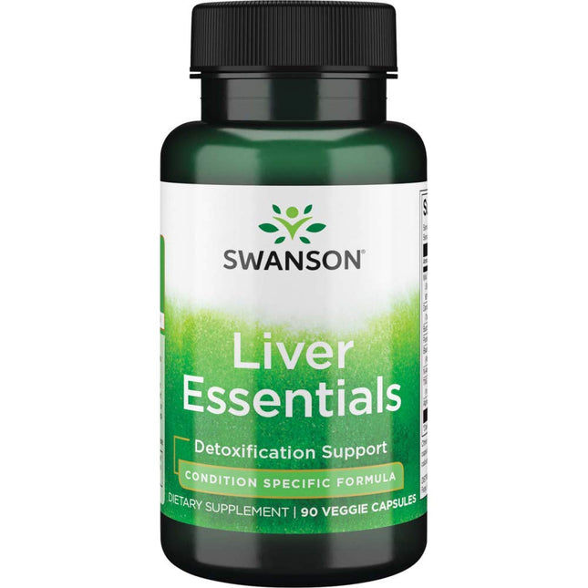 Swanson Liver Essentials 90 dārzeņu kapsulas