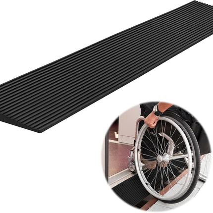 uyoyous gumijas sliekšņa rampa 2,5 cm, piebraucamā ceļa apmales durvju sliekšņa rampa, neslīdoša piekļuves rampa, ratiņkrēslu rampa, sagriežamas rampas garāžai, durvīm, piebraucamajiem ceļiem, vannas istabām, celtspēja 1500 mārciņas (729 kg)