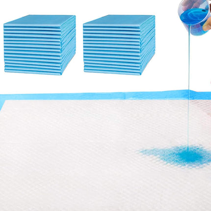 Vienreizlietojamie urīna nesaturēšanas paliktņi gultām 60x60 cm absorbējoši gultas paliktņi ūdensnecaurlaidīgi medicīniskie paliktņi senioriem, pacientiem, bērniem 15 gabali