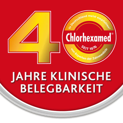 Chlorhexamed FORTE bezalkoholisks 0,2%, ar hlorheksidīnu, 600 ml, antiseptisks mutes skalošanas līdzeklis bakteriāla gingivīta ārstēšanai, mutes skalošanas līdzeklis, antibakteriāls mutes skalošanas līdzeklis