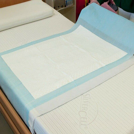 Medi-Inn SAP Plus Premium medicīniskie apakšpaklājiņi un pārtinamās ieliktnīši ar superabsorbentu (Izmērs: 70 x 175 cm, 15 gabali)
