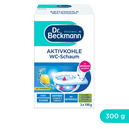 Dr. Beckmann intensīvās tīrīšanas tualetes putas, pašaktivizējošas putas 3x 100 g (vienā raksta attēlā redzamas divas dažādas versijas)