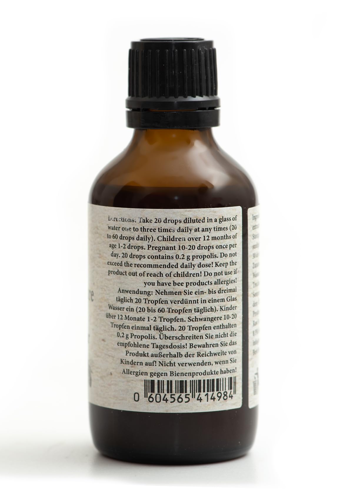 50 ml propolisa tinktūras 30% - bezalkoholisks no RAW Farm biškopju