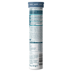 sanotact Electrolytes Active - 20 putojošās elektrolītu tabletes ar magniju, nātriju un kāliju. Bez kalorijām, bez cukura, vegāns. Laima-greipfrūtu garša.