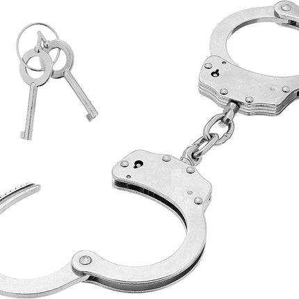 KS-11 policijas rokudzelži verdzībai ar atslēgu - drošības aprīkojums autoritātes kvalitātē - profesionāla SM seksa rotaļlieta pāriem - seksa rokudzelži - izturīgi, stabili rokudzelži no tērauda par AUGSTĀKO CENU