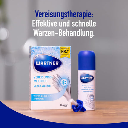 WARTNER kārpu sasaldēšanas aerosols - kārpu ārstēšanas aerosols - kārpu krioterapija pašapstrādei bērniem un pieaugušajiem - 1 iepakojums, 1 x 50 ml
