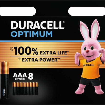 Topcom rācija ar darbības rādiusu līdz 6 km - automātiska trokšņu samazināšana, RC-6410 + Duracell Optimum AAA baterijas, 8 gab., līdz pat 100% papildu jauda vai papildu veiktspēja
