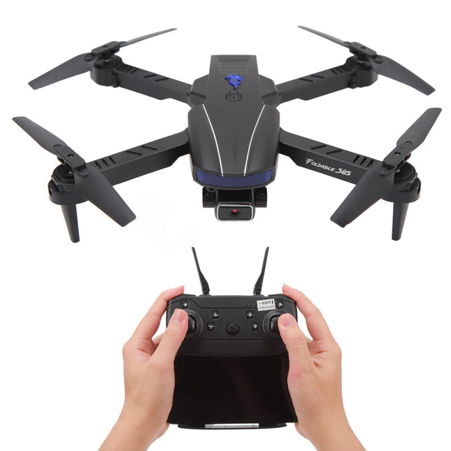 Salokāms drons ar 4K HD dubulto kameru pieaugušajiem, augstuma noturēšanu, bezgalvas režīmu, gravitācijas uztveršanu, kamerdroni pieaugušajiem/iesācējiem, dāvanas meitenēm/zēniem