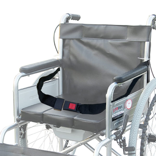 Ratiņkrēsla drošības josta gados vecākiem cilvēkiem ar invaliditāti - elektriskais skrejritenis, rezerves siksna, regulējama līdz 127 cm garumā, 3,8 cm platumā