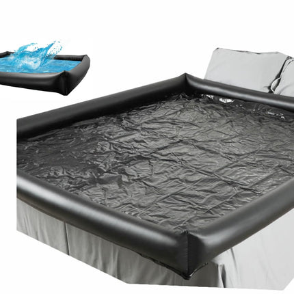 Losjona peldbaseina ūdensizturīga piepūšamā gulta ar gaisa palagiem, baseina SM verdzība, PVC palags, izsmidzināšanas eļļa, spa masāža (189 cm * 161 cm)