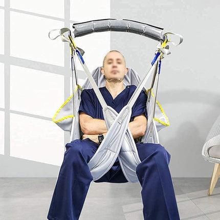 Mierty pacientu pacelšanas slings, kāpņu slīdkalniņa pārvietošanas josta, pacientu pacelšanas kāpņu dēlis, sieta tualetes slings