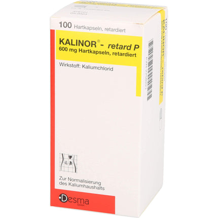 KALINOR retard P 600 mg cietās kapsulas 100 gab.