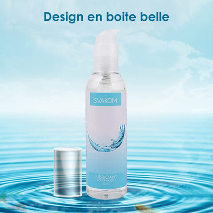 SVAKOM Deluxe ūdens bāzes lubrikants Neitrāls, uz silikona bāzes veidots lubrikants, uz ūdens bāzes, zīdains, 200 ml lubrikants, uz ūdens bāzes veidots lubrikants, želejveida uz ūdens bāzes, lubrikants uz ūdens bāzes