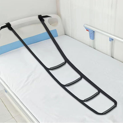 Bettleiter Aufrichthilfe Bettleiter Strickleiter Verstellbare Bett Strickleiter Seilleiter Hilfsgriff mit Klimmzugseilheber Aufstehhilfe Strickleiter Bett-Hilfsgeräte für Ältere Menschen, Kranke, Beh