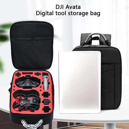 Drona uzglabāšanas futrālis DJI Avata, aizsargsoma, pārnēsāšanas futrālis DJI Avata/DJI Goggles 2/DJI FPV Goggles V2 aksesuāriem ar rokturi, aizsargfutrālis, uzglabāšanas kaste, mugursoma, uzglabāšanas soma