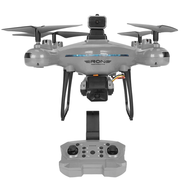 KY102 RC drons, 4K HD divu kameru 50x tālummaiņas aerofotogrāfijas drons ar inteliģentu lidošanu, 1800mAh 4 virzienu šķēršļu apiešana, 360° pagriezieni, žestu fotografēšana, tālvadības pults