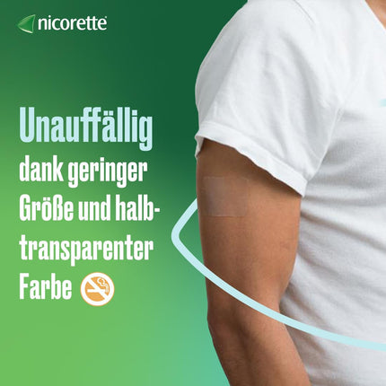 NICORETTE plāksteri ar 15 mg nikotīna – smēķēšanas atmešanai ar nikotīna plāksteriem – smēķēšanas atmešanas 1. vai 2. fāzei – 7 gab.
