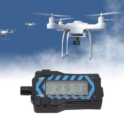 Snufeve6 RC digitālais tahometrs, propellera ātruma testeris mazs ar aukliņu sievietēm un vīriešiem RC dronam
