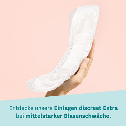 Vivoy Discreet Extra - 60 ieliktņi mēneša iepakojumā (6 x 10 ieliktņi) - mērenas urīnpūšļa vājuma un nesaturēšanas gadījumā - individuāli iesaiņoti higiēniskie ieliktņi sievietēm