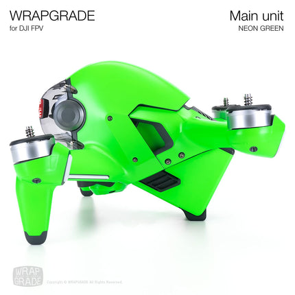 WRAPGRADE apvalks, kas saderīgs ar DJI FPV (NEON zaļš)