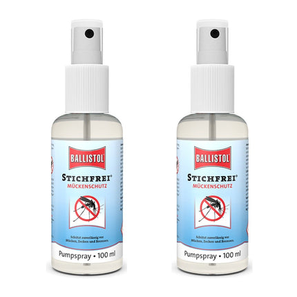 BALLISTOL Stichfrei, 2 gabali 100 ml pumpja aerosola odu aerosols kukaiņu aerosols