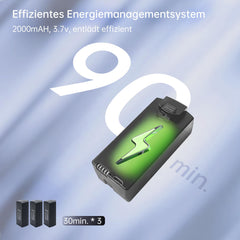 NAFYRE N11 PRO GPS drons ar kameru pieaugušajiem 4K UHD, 90 minūšu ilgs lidojuma laiks, liels vadības attālums, automātiska atgriešanās, automātiska sekošana, bezkontaktu motors, 5G FPV RC kvadrokopters iesācējiem