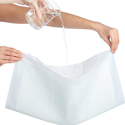 Medicīniskā ieliktnīte cilvēkiem ar urīnpūšļa vājumu | 60 x 60 cm ▸ 90 gabali ▸ 6 slāņu | absorbējošs urīna nesaturēšanas paliktnis | Ideāli piemērots arī mazuļiem vai kā kucēnu paliktnis (90 gabali)
