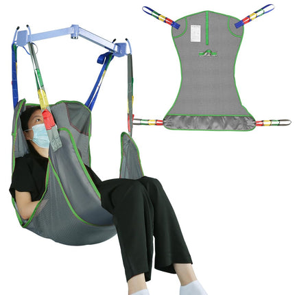 EZ Assistive Universal Full Body Patient Lift Sling, Lift Medical Sling für Bett Positionierung und Baden Assist Aids, Transfer Sling für Ältere, Bariatric,Behindert, Bettlägerig,(Groß)