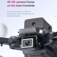 HD mini drons pieaugušajiem un iesācējiem, FPV droni ar augstuma noturēšanu, bezvadu salokāms kvadrokopters, pacelšanās ar vienu pogu, 3D pagriezieni, inteliģenta izvairīšanās, automātiska atgriešanās