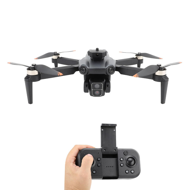 Tālvadības drons, 4K dubultkamera, 50x tālummaiņa, 4 pušu šķēršļu novēršana, optiskās jaudas pozicionēšana, planēšana, WiFi tālvadības pults, gravitācijas uztveršanas kvadrokopters ar LED gaismu