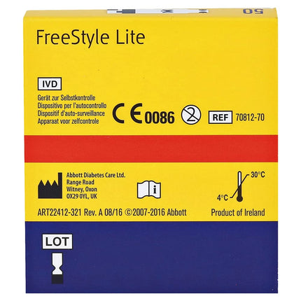 FREESTYLE Lite testa strēmeles 50 gab.