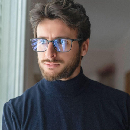 ZENOTTIC zilās gaismas lasāmbrilles vīriešiem