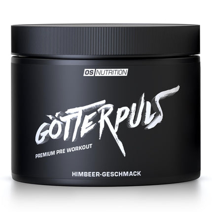 OS NUTRITION Götterpuls Premium pirms treniņa pastiprinātājs Aveņu 308g