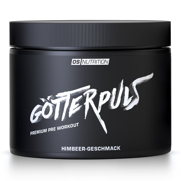 OS NUTRITION Götterpuls Premium pirms treniņa pastiprinātājs Aveņu 308g