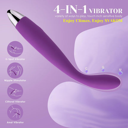 SVAKOM COCO vibratori viņai, 8 sekundes līdz orgasmam, dildo erotiska seksa rotaļlieta pāriem un sievietēm, vibrators ar vilces funkciju, klitora G-punkta stimulators, anālais vibrators