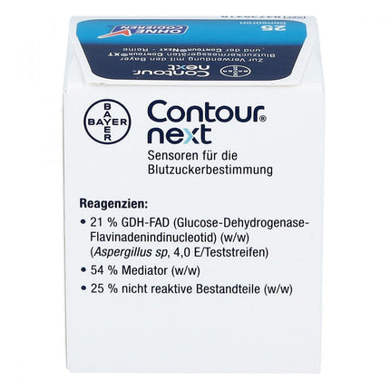 Contour next sensora testa strēmeles, 1 x 25 strēmeles