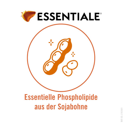 ESSENTIALE® kapsulas 300 mg aknu slimību ārstēšanai | 90 gabali | augu izcelsmes zāles | lai uzlabotu aknu bojājumu simptomus, ko izraisa nepareizs uzturs vai aknas bojājošas vielas