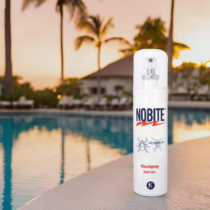 NOBITE ādas aerosols, kukaiņu atbaidīšanas līdzeklis lietošanai uz ādas (100 ml)
