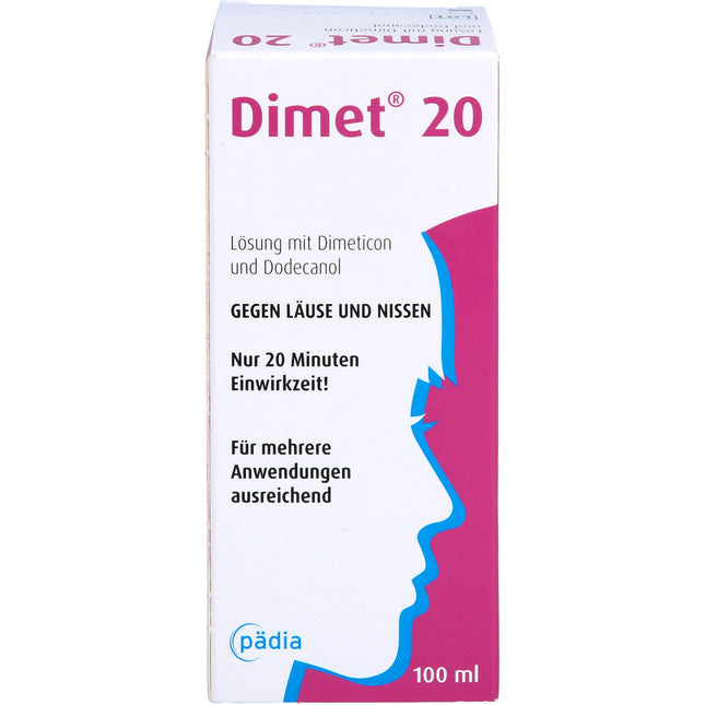 Dimet 20 šķīdums pret utīm un gnīdām, 100 ml