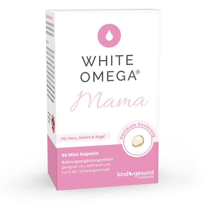 Premium Omega-3 kapsulas – mammai un mazulim – 293 mg DHA un 173 mg EPA – pirms, grūtniecības laikā un pēc tās – drošas un svaigas Omega-3 – viegli lietojamas – 90 mini kapsulas