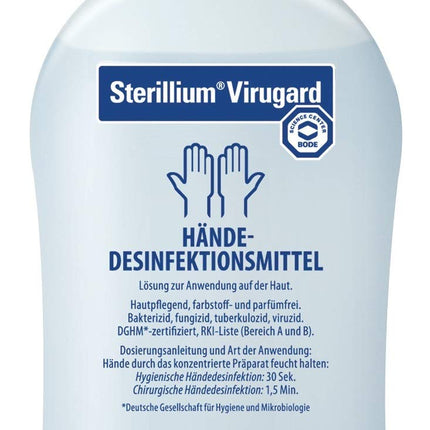 5 x 100ml Sterillium Virugard Hygiene roku dezinfekcijas līdzeklis