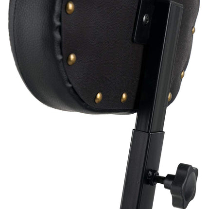 Klasiskais Cantabile ST-200 PRO stāvkrēsls, stāvkrēsla gludināšanas krēsls (ciets tērauda rāmis, gumijas kājas, sēdekļa augstums 5 līmeņos, regulējams no 57 līdz 81 cm, sēdekļa platība PxAxD: 41 x 8,5 x 37 cm) melns